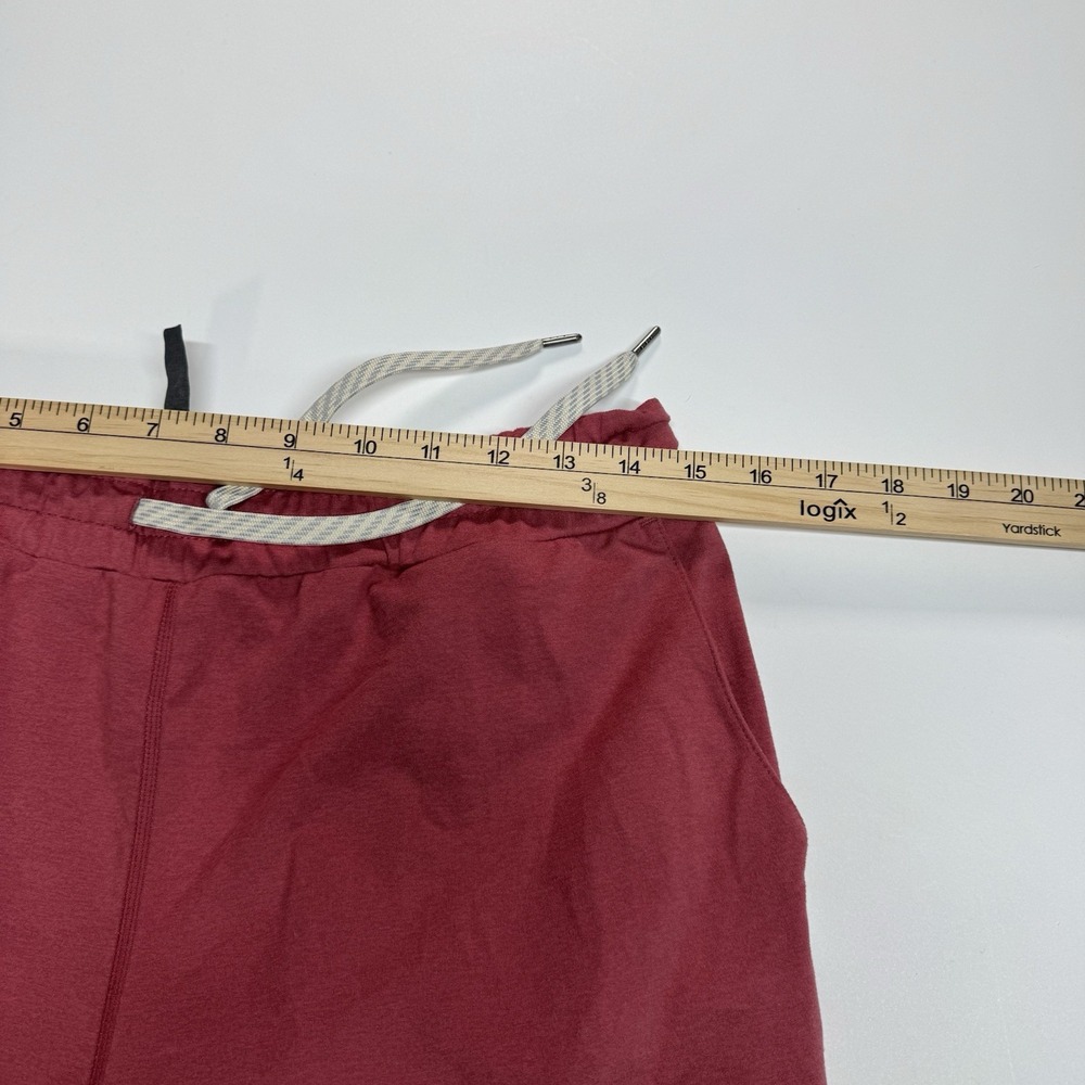 Vuori Performance Jogger Heathered Light Red Dream Knit Tapered Pants Medium - Picture 7 of 11